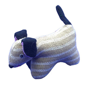 Small fabric toy dog