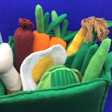 Load image into Gallery viewer, Play food in basket for toddlers