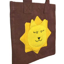 Load image into Gallery viewer, Small fabric shopping bag with lion face
