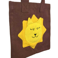 Load image into Gallery viewer, Small fabric shopping bag with lion face