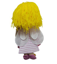 Load image into Gallery viewer, Rear view of pink fairy princess fabric doll