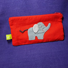 Load image into Gallery viewer, Colourful animal-themed fabric pencil cases
