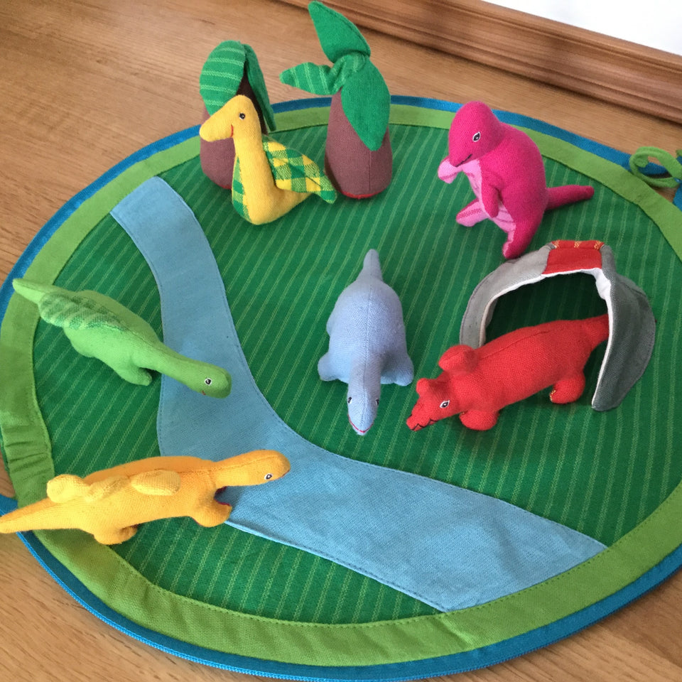 Dinosaur play set for toddlers