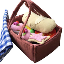 Load image into Gallery viewer, Fabric picnic play set for toddlers
