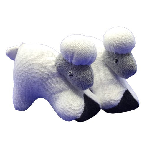 Small fabric toy sheep for toddlers
